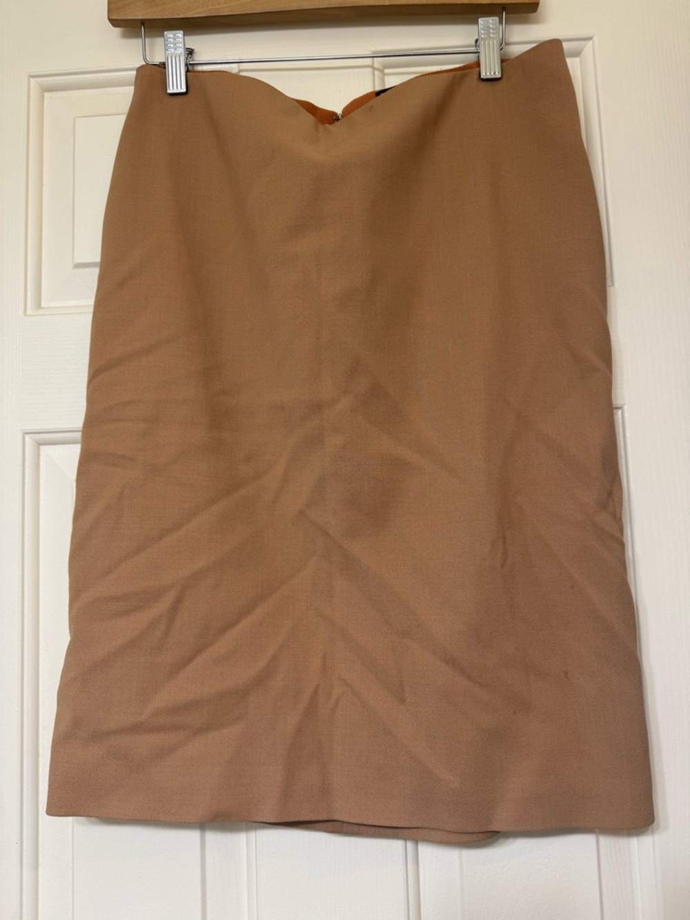 Dolce & Gabbana Camel Pencil Skirt